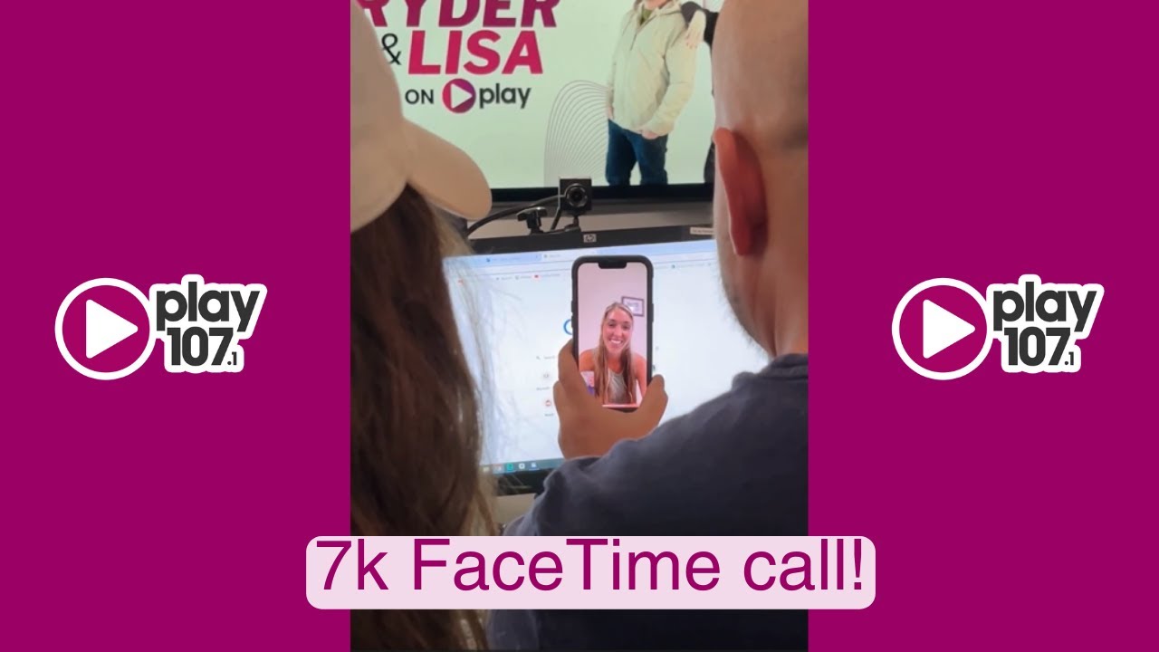 FaceTime call with 7K Winner! - YouTube