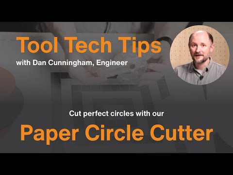 Tool Tech Tips with Dan: Cut perfect circles with Fiskars Paper Circle Cutter