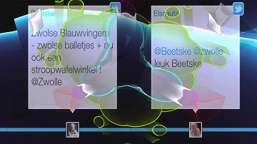 Twitter intergratie resolume