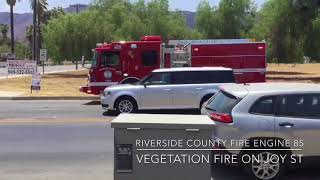 Riverside county fire responding compilation