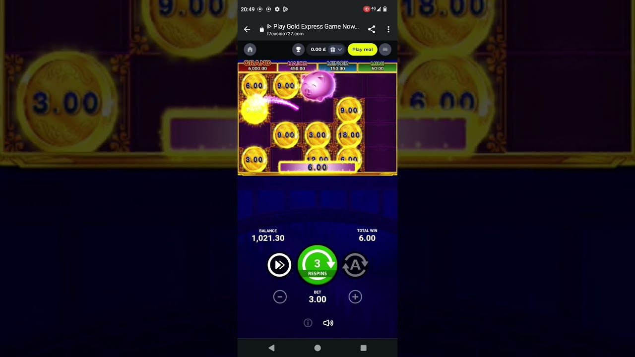 A split-screen view showing the F7 Casino website on a desktop and mobile device, highlighting game lobby navigation.