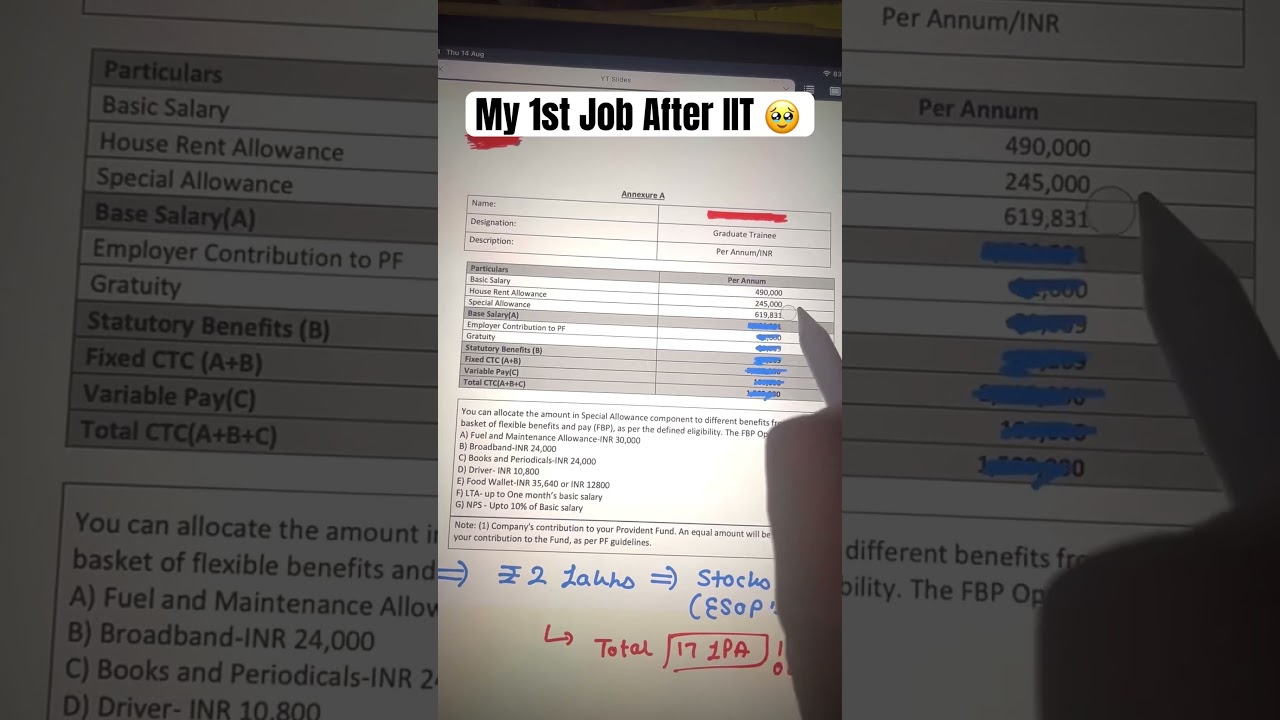 My 1st Job After IIT 🥹😱 Salary Revealed | Full Offer letter | IIT JEE Prep | IIT JEE Motivation