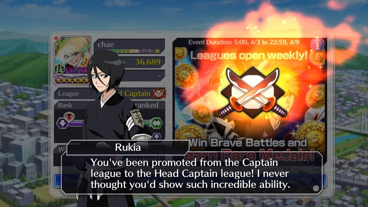 Bleach Brave Souls Securing my spot in the Head Captain League feat