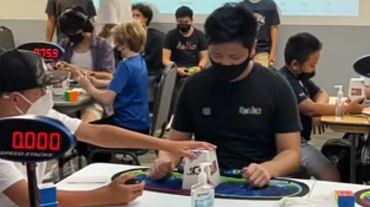 Max Park 3.63 best single slow motion solve|Slow motion video of Max Park| @MaxFast23