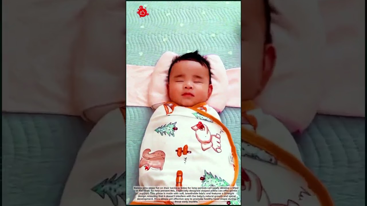 Flat Head Prevention Pillow for Babies 👶 