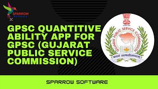 GPSC Quantitive ability App by Sparrow | #SparrowSoftware screenshot 1