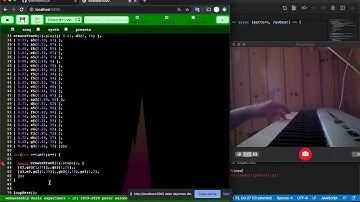WebAssembly music live coding with Yoshimi synth