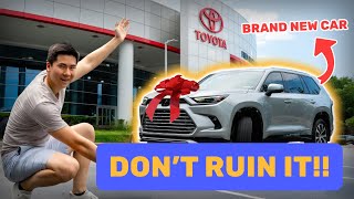 DON'T DO THIS to Your Brand New Car | How to Care For Your New Car