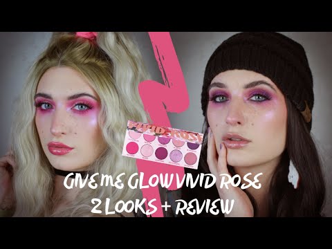 Give Me Glow Vivid Rose | 2 Looks + Review - YouTube