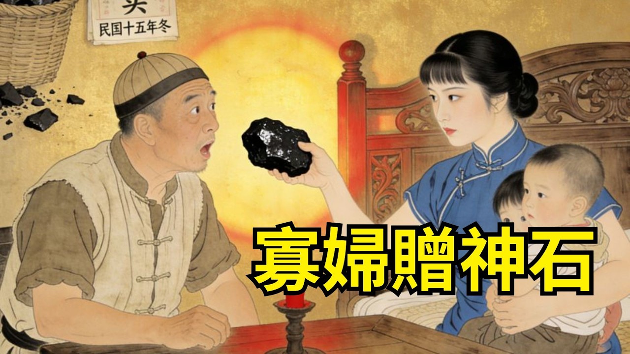 賣炭翁娶帶娃寡婦，鄰居說他養別人家種！成親那晚她塞他壹塊「黑石頭」，竟是太廟失竊的社稷印？聖旨八百裏急召！#民間故事#情感 #睡前故事#人生感悟