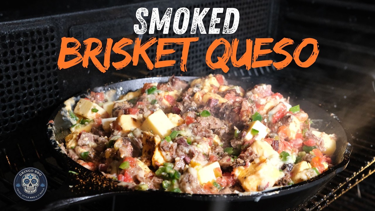 Smoked Brisket Queso - The Ultimate Super Bowl Game Day Dip