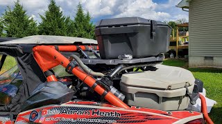 KEMIMOTO Can-am X3 LinQ Rear Storage Box, 14 Gal (52L) install and review.