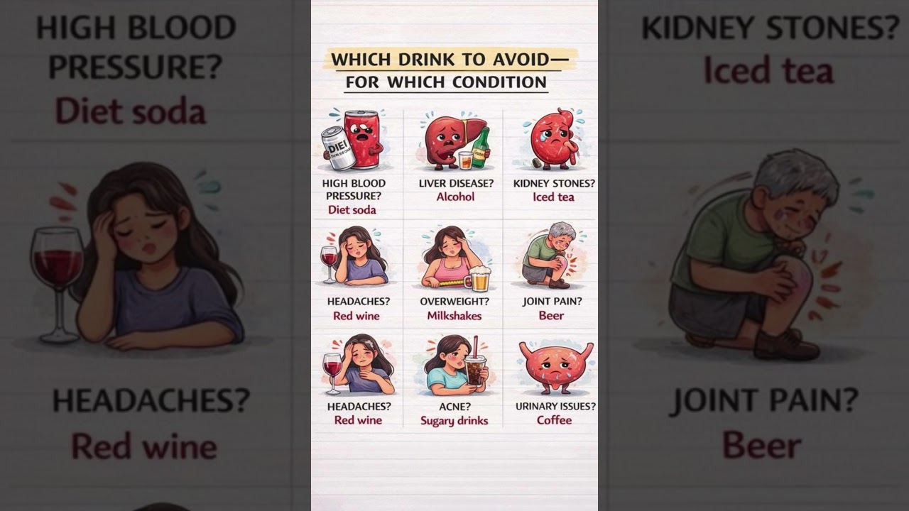 Which Drink to Avoid for Which Health Condition? | Dietitian Explains 