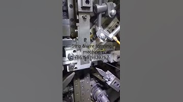 Cnc 3-4 axis cam type design wire strip forming machine