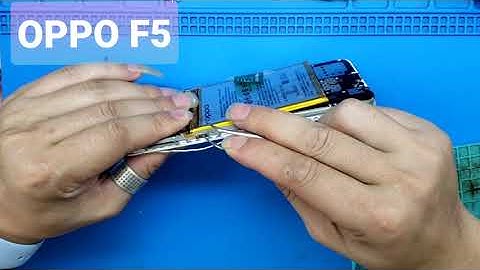 Oppo F5 / Disassembly guide / Replace battery oppo F5/ Replace power button