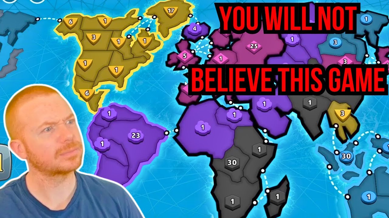 1 of The Best Risk Games I've Ever Played! Hard Mode + 3 Master Players ...