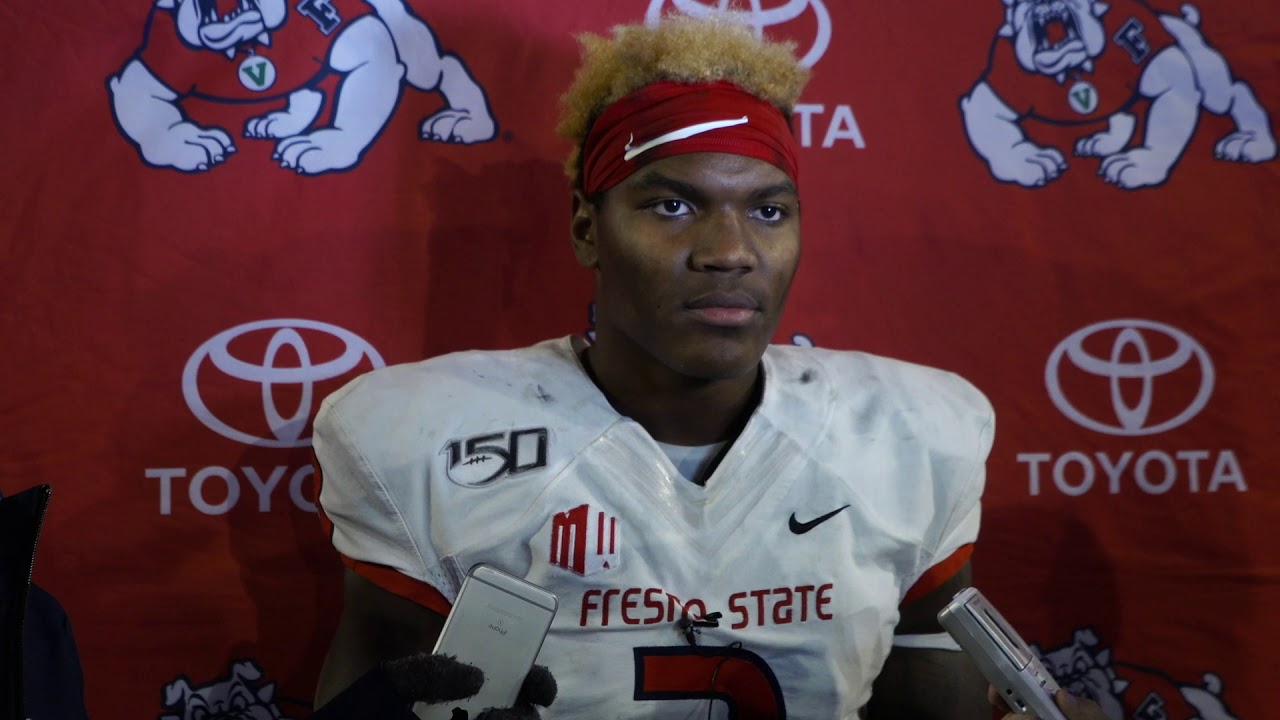 Fresno State Football: Mykal Walker Postgame Press Conference 10/12/19 ...