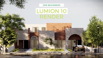 LUMION 10 RENDERING TUTORIAL | HOUSE RENDER FOR BEGINNER