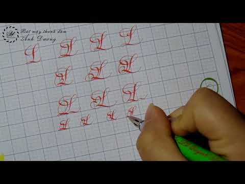 Video Cách viết và mẫu chữ L hoa sáng tạo - Mẫu chữ L sáng... - youtube