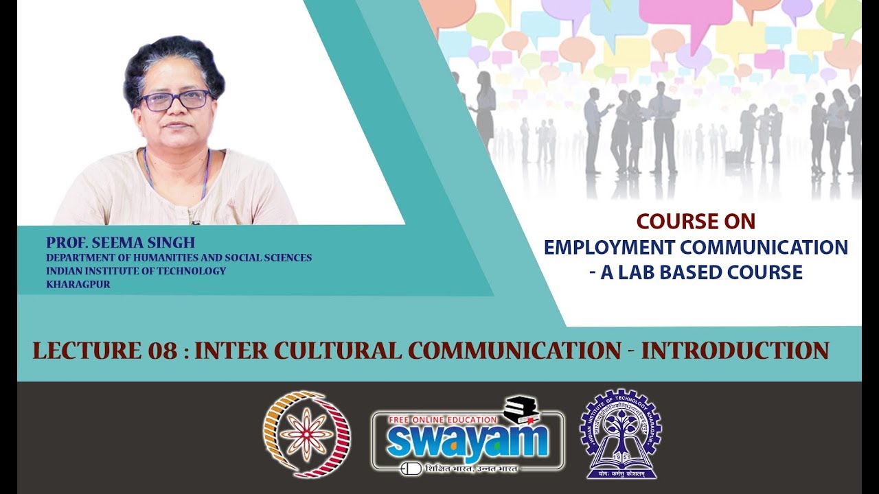 Lecture 08 : Inter Cultural Communication - Introduction - YouTube