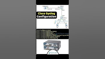 Easiest Cisco SysLOG Configuration!! ✨✨| Network Configs | IPCisco.com #packettracer