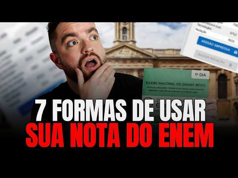 Como Usar a Nota Do Enem Para Entrar Na Faculdade?