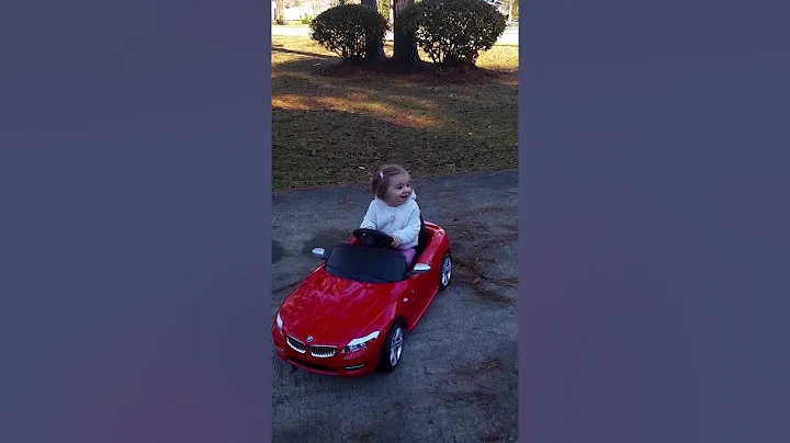 Avery taking her first drive!