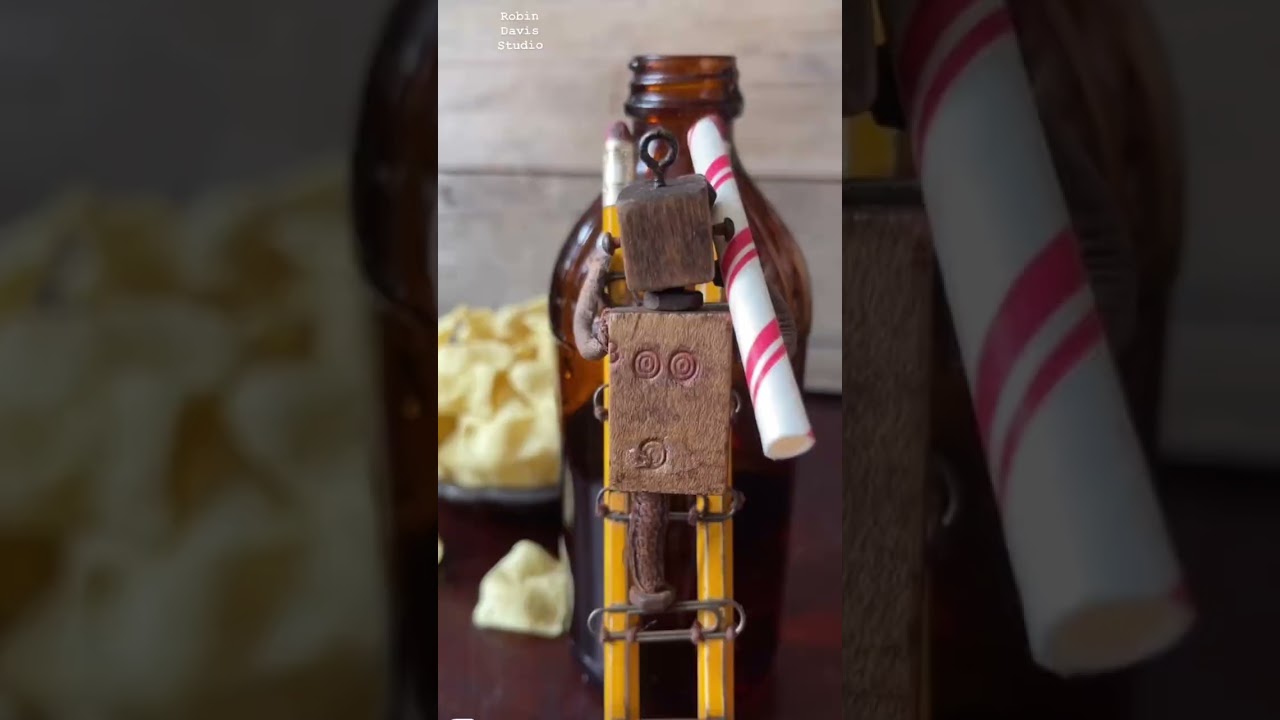 My pet robot trying to take a sip 🤭 