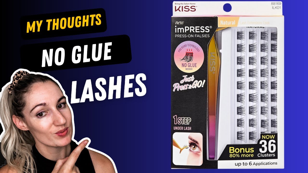 I Tried The KISS IMPRESS No-Glue Lash Extensions… Here’s What Happened