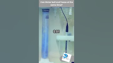 Can Water boil and freeze at the same time? #3minuteedu