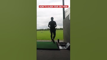 How To Align Your SkyTrak Golf Simulator!