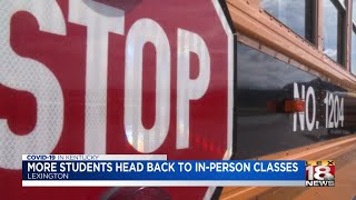 More students head back to in-person classes