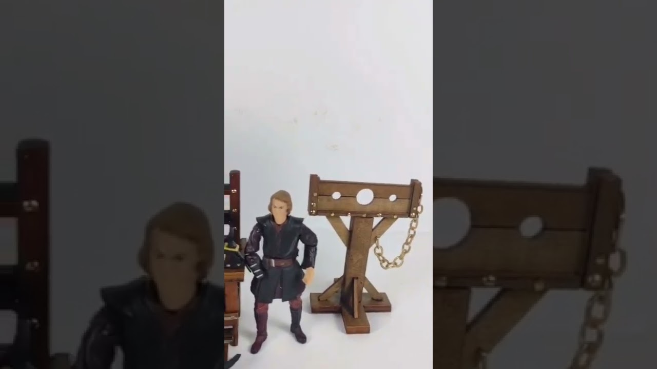 handmade wooden torture tool model ,electric chair and pillory，would you like?