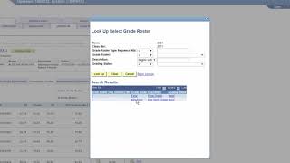 ASAS Lecturer Self Service    grading scale 2019