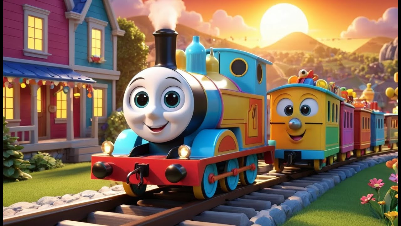 Train Park Song with Toys — Teddy Train Full of Joys | Fun Train Song for Kids | Silly Toy Rhyme