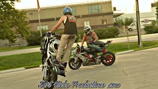 LOUISVILLE BIKE LIFE - AFTERNOON LOT SESH W/ @MG_STUNTS & @AK13STUNTS - PURPLE SUNSET