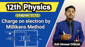 charge on electron by millikans method class 12 | 12th class physics  chapter 12 | punjab board