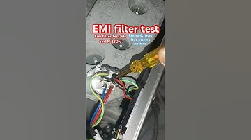Front load washing machine EMI filter  testing #shorts #ytshorts #trending #viralshort
