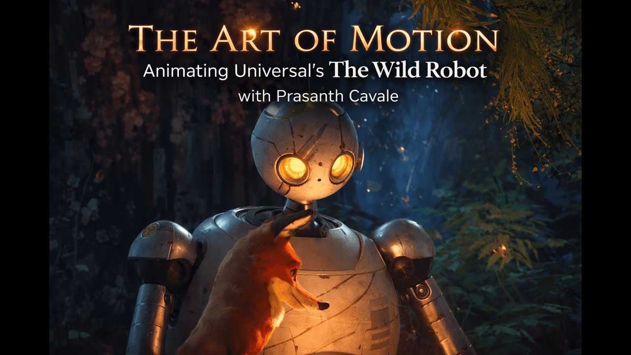 The Art of Motion: Animating Universal's The Wild Robot with Prasanth Cavale