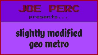 slightly modified geo metro (Official Visualizer)