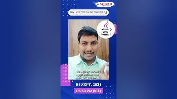 Free Advanced Java Online Training | 04-Sept-2024 | 05:30 PM IST | Ashok IT