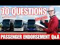 CDL Passenger Quiz Questions and Answers with Explanation! UPDATED