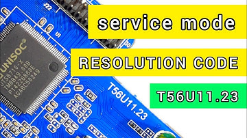 t56u11.23 resolution code / service mode