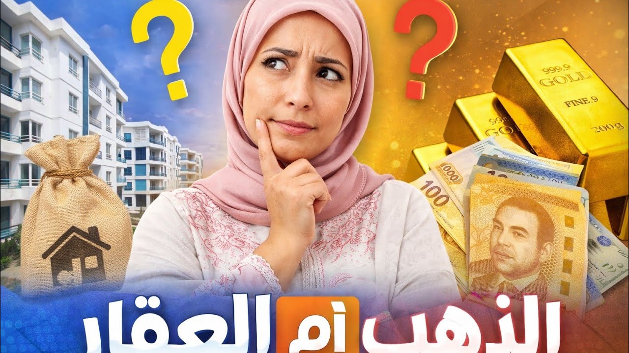 الذهب أم العقار؟ شنو أنسب استثمار لربة البيت؟ 💰
