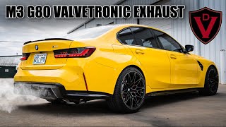 VALVETRONIC BMW M3 EXHAUST SOUND + INSTALL | Acceleration, Revs, Cold Start Equal Length