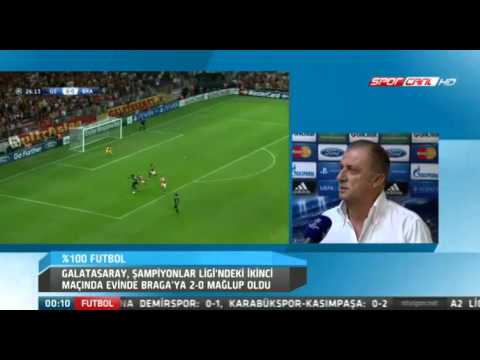 Galatasaray 0-2 Braga: Fatih Terim