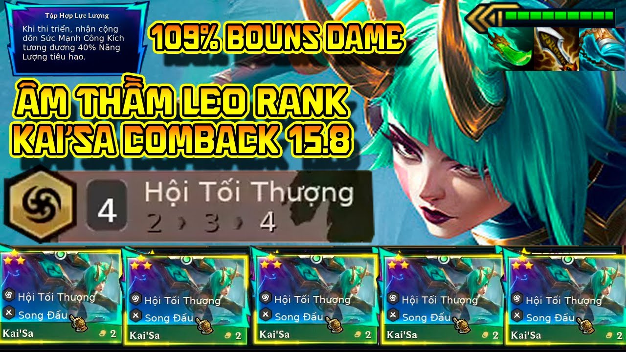 META 15.8 GỌI TÊN KAI'SA HỘI TỐI THƯỢNG: SỰ TRỞ LẠI NGOẠN MỤC CỦA NỮ HOÀNG HƯ KHÔNG!