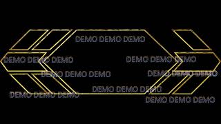 Golden Frame 04 | Luxury LED Mapping with a Golden Touch