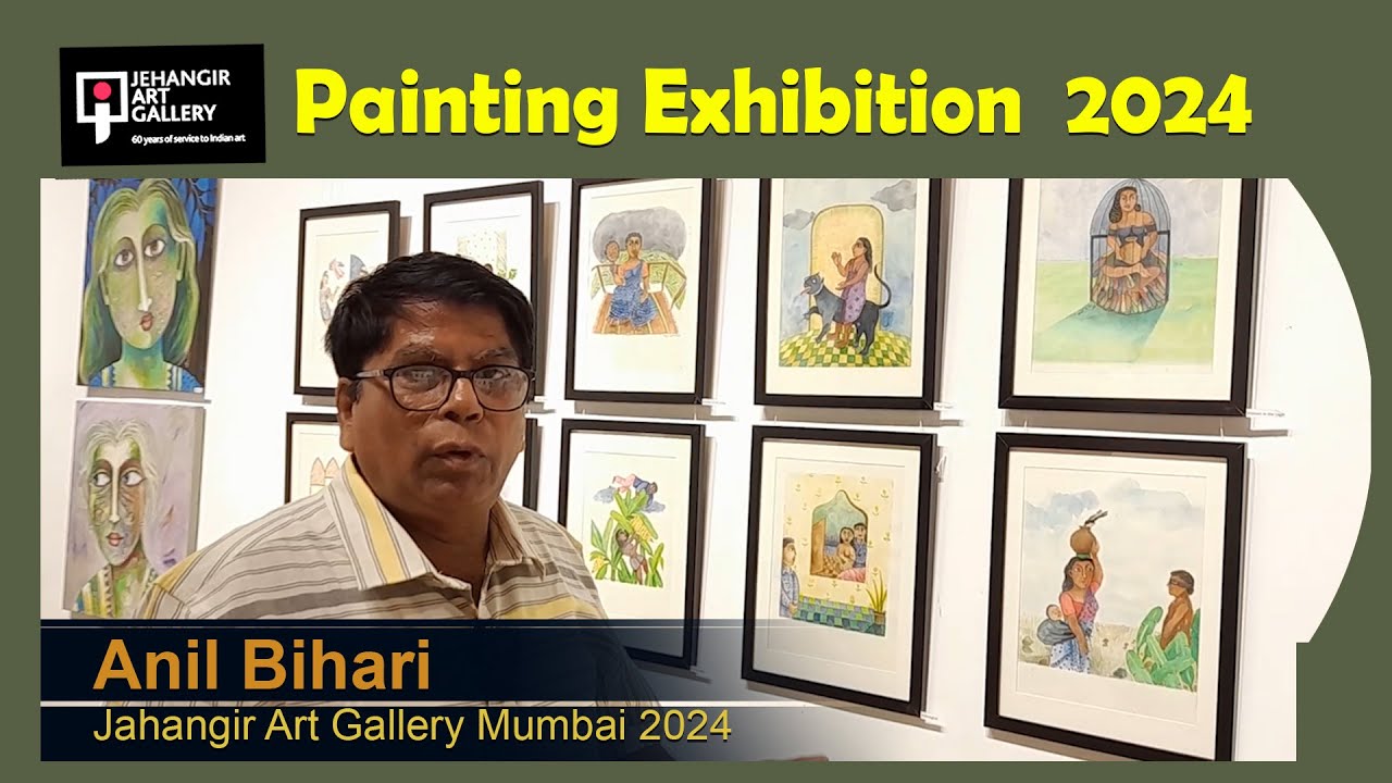 Anil Bihari's Painting Exhibition Jahangir Art Gallery Mumbai India ...