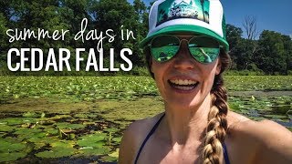 [RV Life & Travel] Cedar Falls, IA || Biking, Breweries, Paddle Trail & Disc Golf [Ep108]
